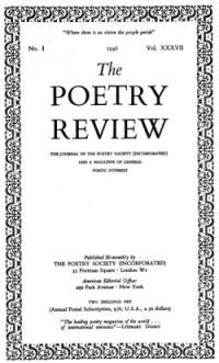 Poetry Review