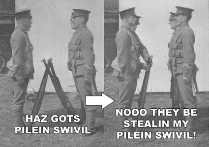 HAZ GOTS PILEIN SWIVIL