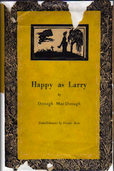 Happy as Larry, by Donagh MacDonagh. Embellishments by Francis Rose. Book cover