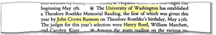 Henry Reed in Poetry, June 1964