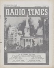 Cover of the Radio Times, April 1, 1955. Radio Times cover